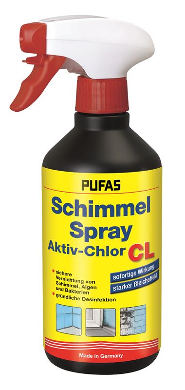 PUFAS Schimmel-Spray Aktiv-Chlor CL - 500 ml